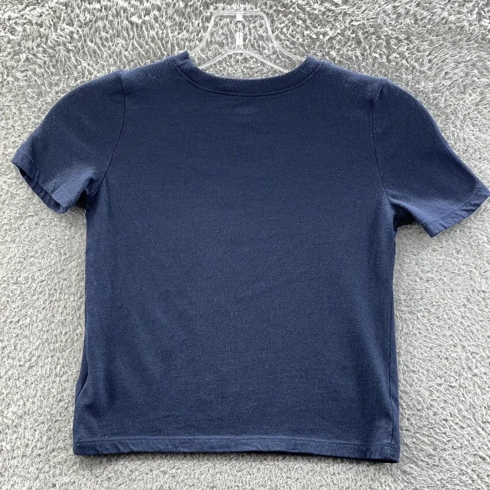 Old Navy T-Shirt Boys Size 5T Blue Striped Short‎ Sleeve T Shirt Toddler Boys 5T
